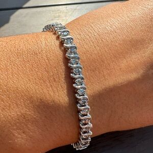 3 CT. REAL DIAMOND tennis bracelet